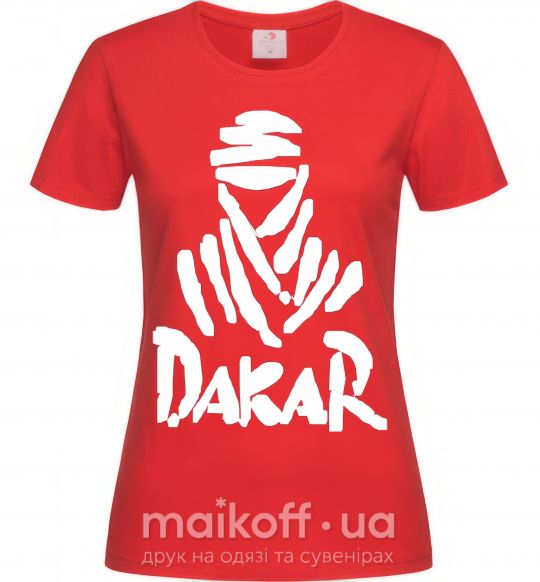 Женская футболка Dakar Красный фото
