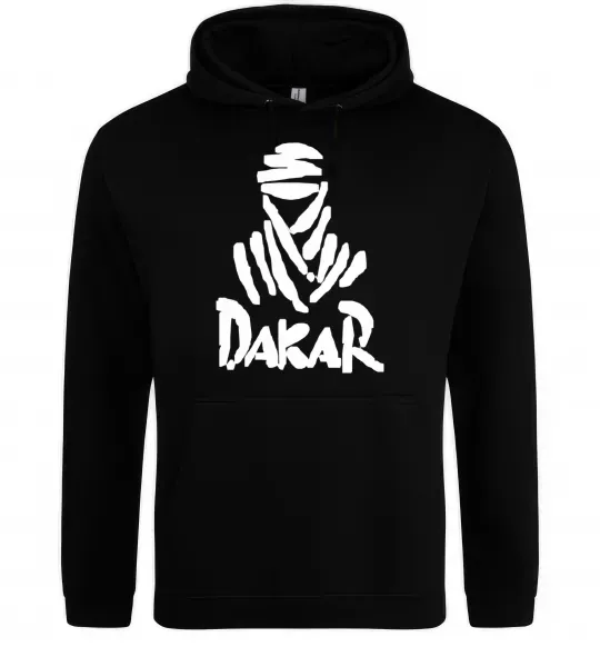 Мужская толстовка (худи) Dakar Черный фото