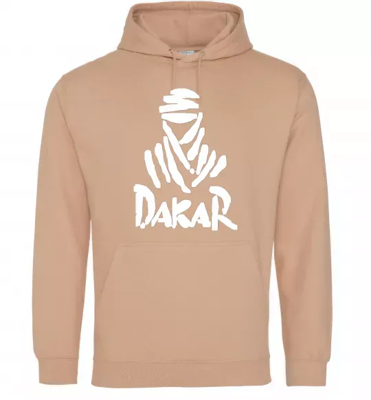 Мужская толстовка (худи) Dakar Песочный фото
