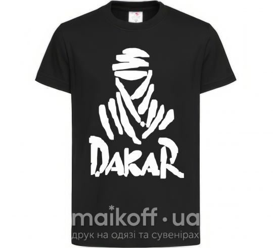 Дитяча футболка Dakar Чорний фото