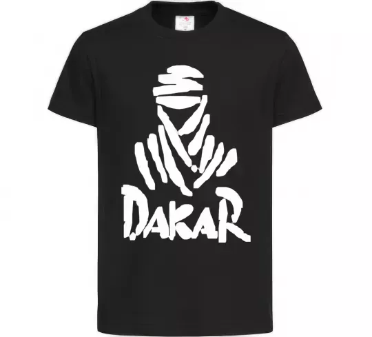 Дитяча футболка Dakar Чорний фото