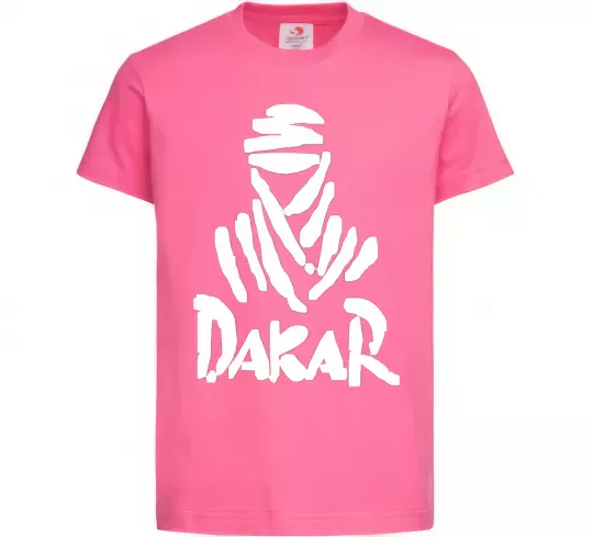 Дитяча футболка Dakar Яскраво-рожевий фото
