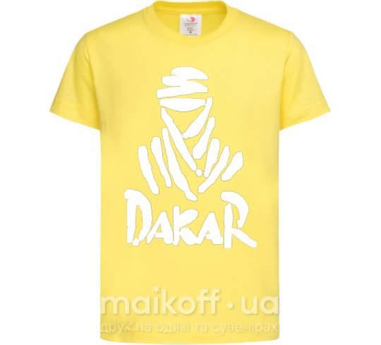 Детская футболка Dakar Лимонный фото