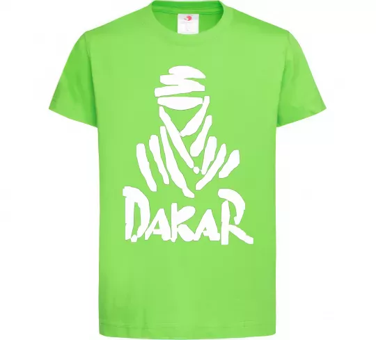Дитяча футболка Dakar Лаймовий фото
