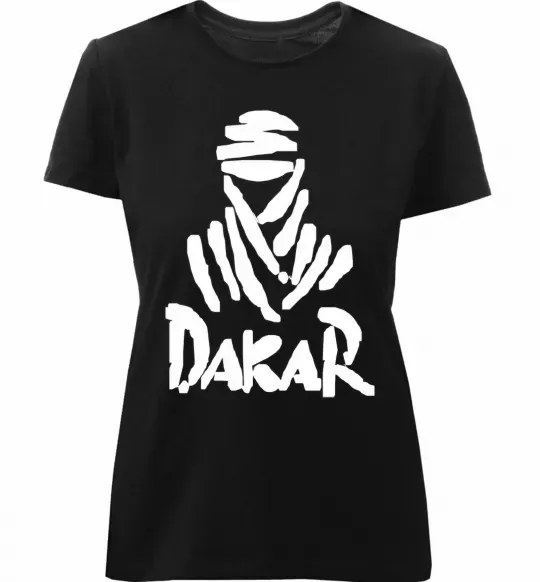 Женская премиум футболка Dakar Черный фото