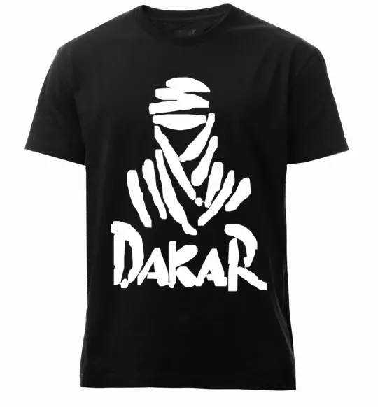 Мужская премиум футболка Dakar Черный фото