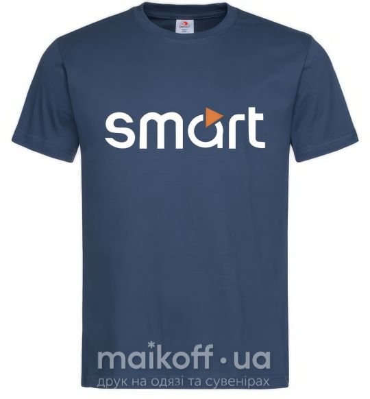 Мужская футболка Smart logo Темно-синий фото