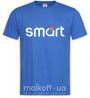 Чоловіча футболка Smart logo Яскраво-синій фото