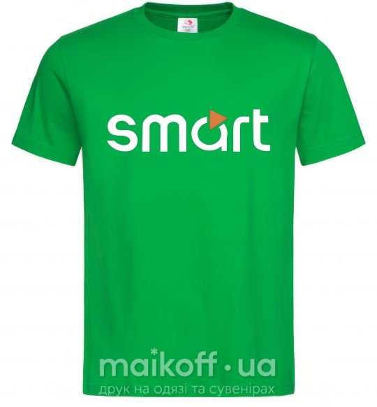 Мужская футболка Smart logo Зеленый фото