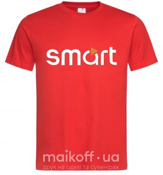 Чоловіча футболка Smart logo Червоний фото