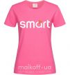 Женская футболка Smart logo Ярко-розовый фото