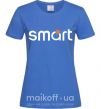 Женская футболка Smart logo Ярко-синий фото
