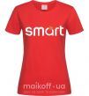 Жіноча футболка Smart logo Червоний фото