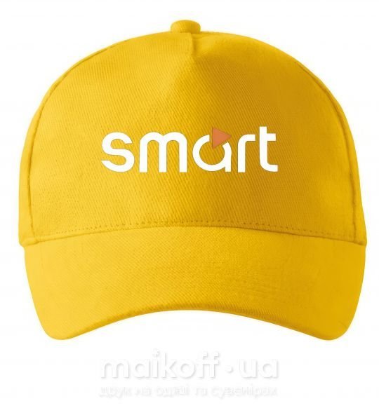 Кепка Smart logo Сонячно жовтий фото