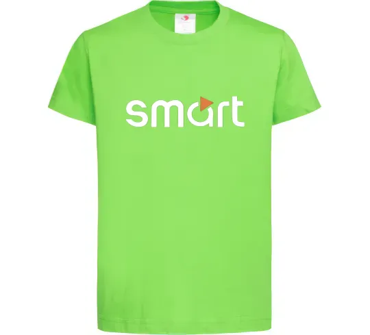 Детская футболка Smart logo Лаймовый фото