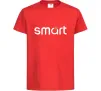 Детская футболка Smart logo Красный фото