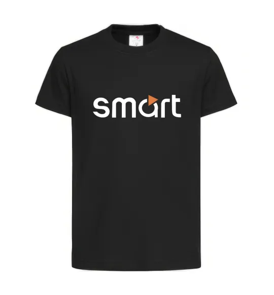 Детская футболка Smart logo Черный фото