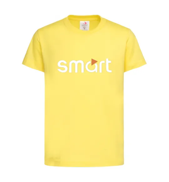 Детская футболка Smart logo Лимонный фото