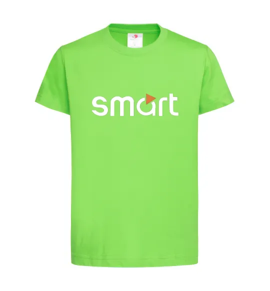 Детская футболка Smart logo Лаймовый фото