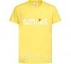 Детская футболка Smart logo Лимонный фото