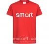 Детская футболка Smart logo Красный фото