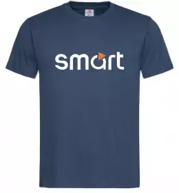 Мужская футболка Smart logo Темно-синий фото
