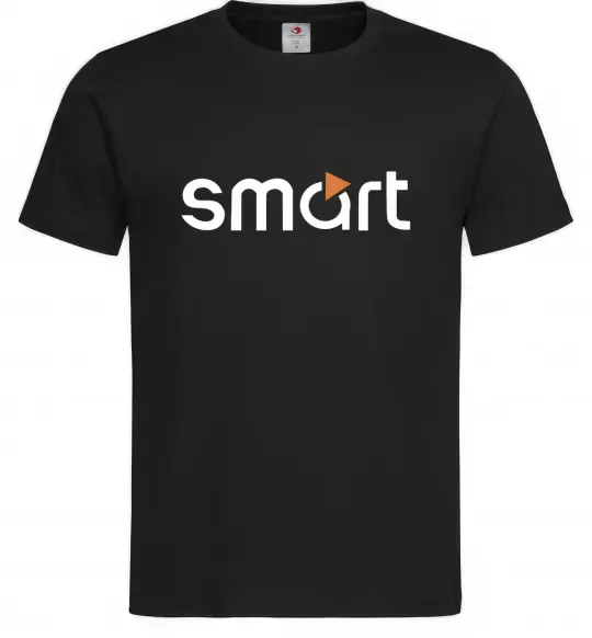 Мужская футболка Smart logo Черный фото