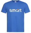 Мужская футболка Smart logo Ярко-синий фото