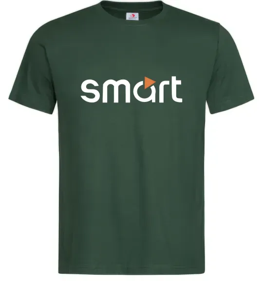 Мужская футболка Smart logo Темно-зеленый фото
