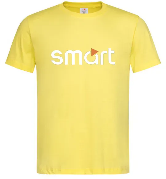 Мужская футболка Smart logo Лимонный фото