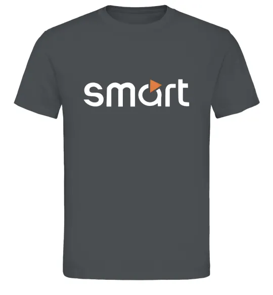 Мужская футболка Smart logo Графит фото