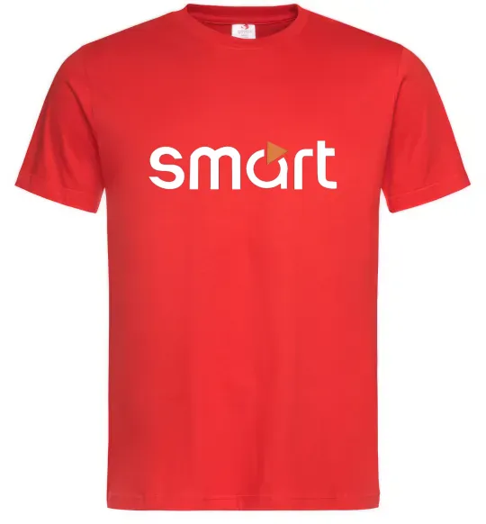 Мужская футболка Smart logo Красный фото