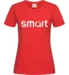 Женская футболка Smart logo Красный фото