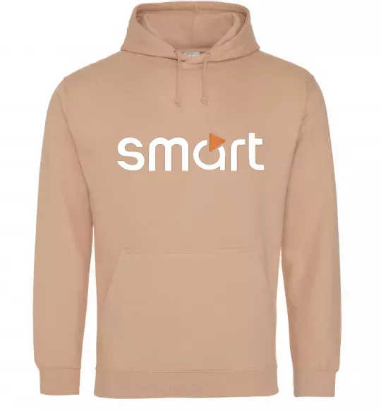 Чоловіча толстовка (худі) Smart logo Пісочний фото