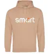 Чоловіча толстовка (худі) Smart logo Пісочний фото