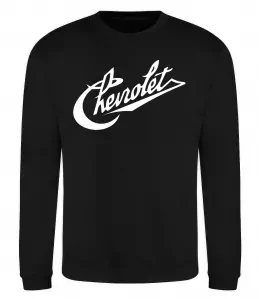 Світшот Chevrolet напис Чорний фото