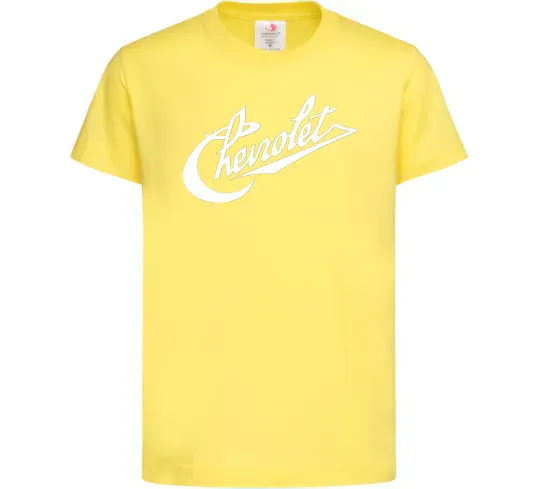 Дитяча футболка Chevrolet напис Лимонний фото