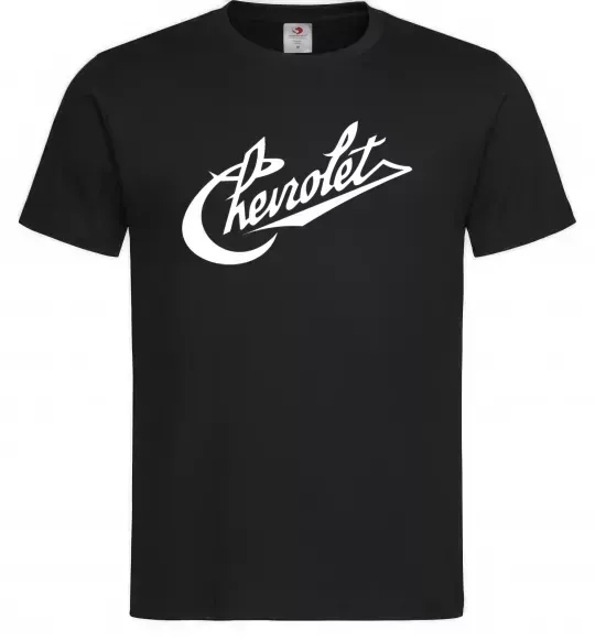 Чоловіча футболка Chevrolet напис Чорний фото