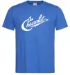 Чоловіча футболка Chevrolet напис Яскраво-синій фото