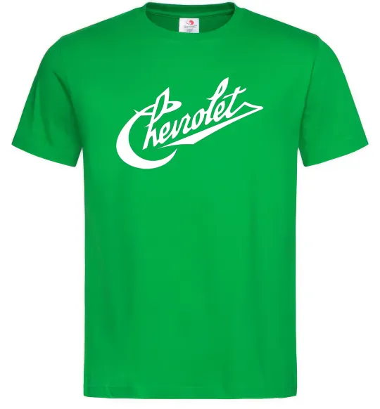 Чоловіча футболка Chevrolet напис Зелений фото