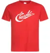 Чоловіча футболка Chevrolet напис Червоний фото