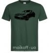 Мужская футболка Mercedes car Темно-зеленый фото