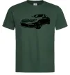 Чоловіча футболка Mercedes car Темно-зелений фото