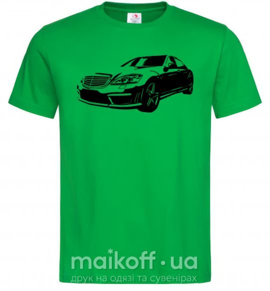 Мужская футболка Mercedes car Зеленый фото
