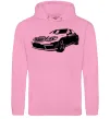 Мужская толстовка (худи) Mercedes car Розовый фото