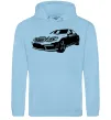 Жіноча толстовка (худі) Mercedes car Блакитний фото