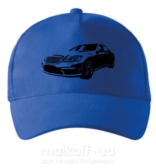 Кепка Mercedes car Ярко-синий фото