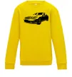 Детский Свитшот Mercedes car Солнечно желтый фото