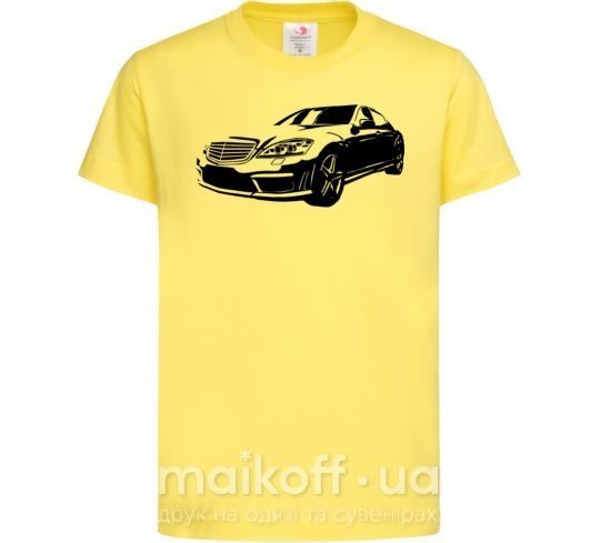 Детская футболка Mercedes car Лимонный фото