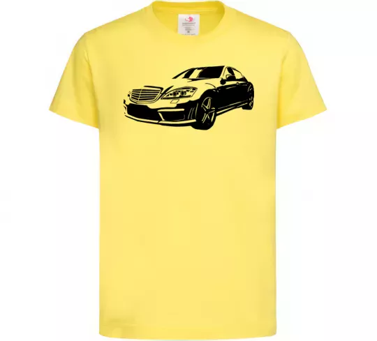 Детская футболка Mercedes car Лимонный фото